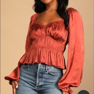 Lulus Satin Top